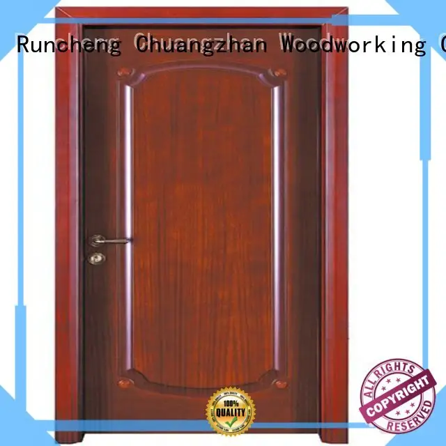 door wooden interior wooden door with solid wood durable Runcheng Woodworking Brand 1