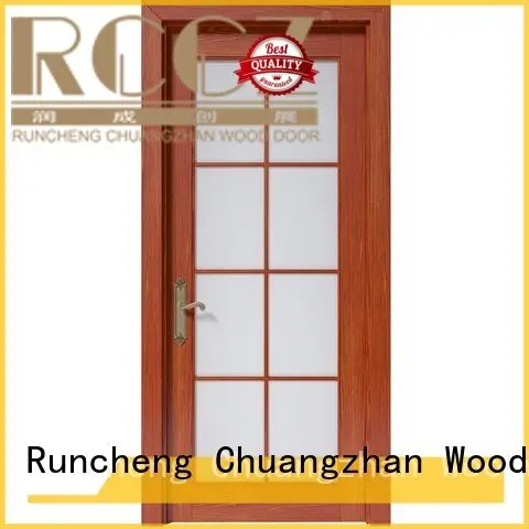 Custom composited interior solid wood composite doors Runcheng Woodworking design 1