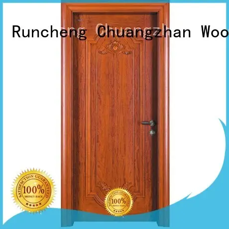 door solid modern design solid wood composite doors Runcheng Woodworking 1