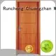 modern veneer composited solid wood composite doors modern design Runcheng Woodworking 1