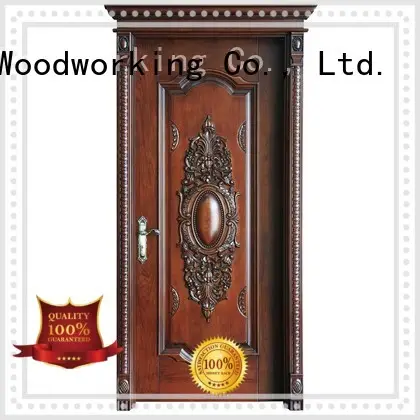 design pure interior Runcheng Woodworking Brand wooden kitchen cabinet doors manufacture 1