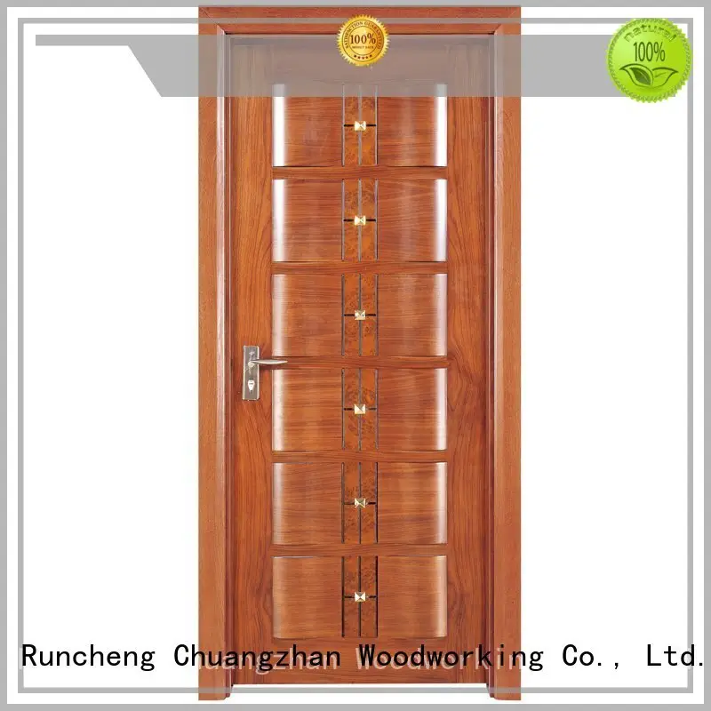 wooden kitchen cabinet doors door Runcheng Woodworking Brand solid wood composite doors 1