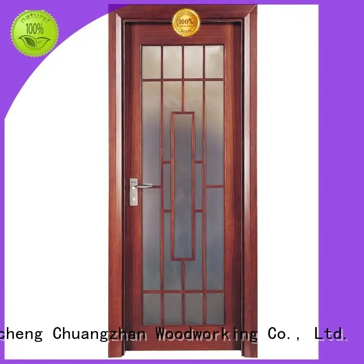 Runcheng Woodworking Brand modern design design solid wood composite doors interior factory 1