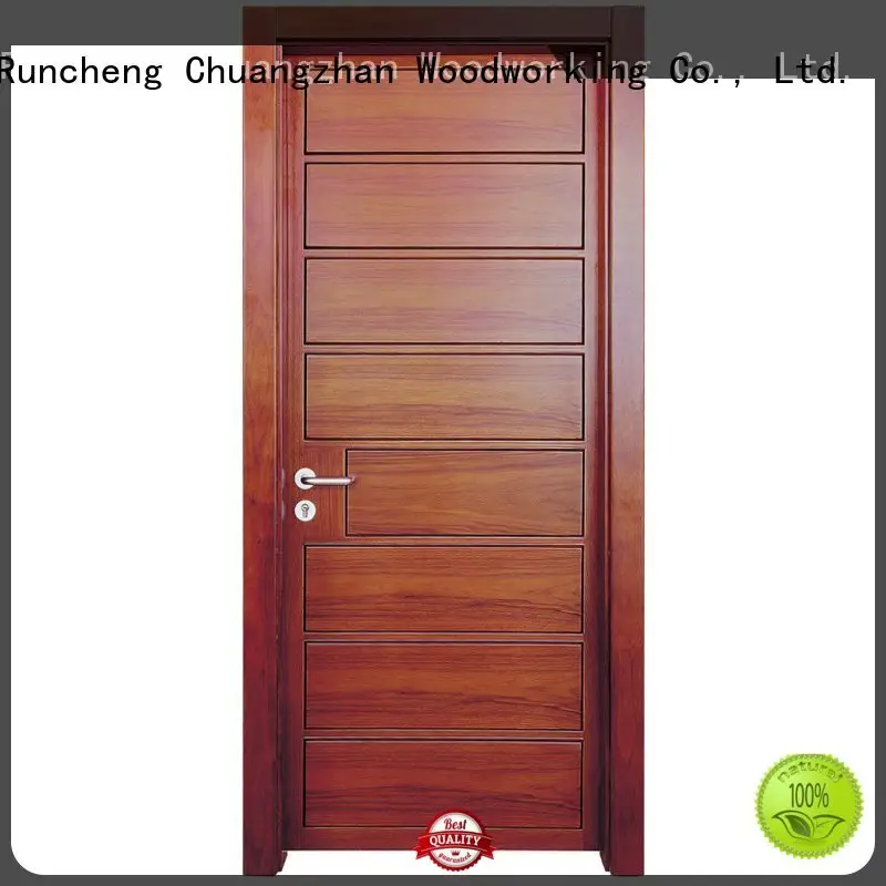 wooden kitchen cabinet doors pure modern Runcheng Woodworking Brand company 1