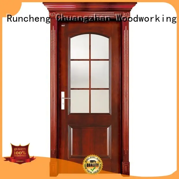 interior high quality wooden Runcheng Woodworking Brand solid wood interior doors for sale factory 1