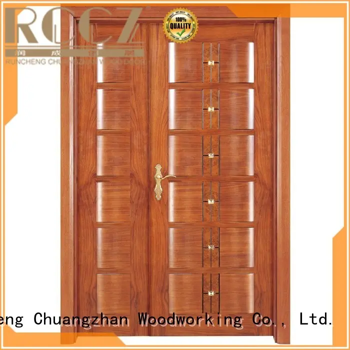 door design OEM interior double doors Runcheng Woodworking 1