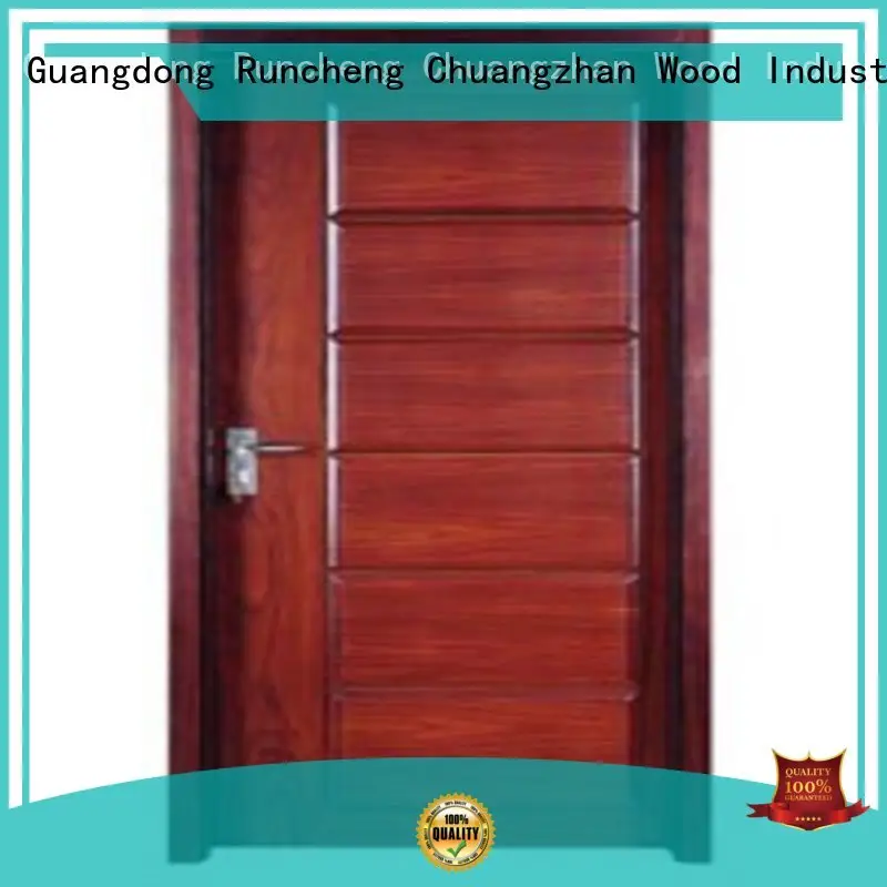 plywood flush internal doors hot selling Runcheng Chuangzhan Brand wooden flush door 1