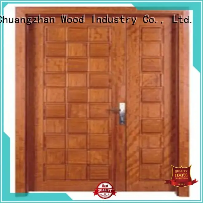 Runcheng Chuangzhan Brand door solid quality white double doors double supplier 1