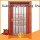 durable glazed door door Runcheng Chuangzhan Brand wooden double glazed doors supplier 1