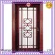 glazed durable door Runcheng Chuangzhan Brand wooden double glazed doors 1