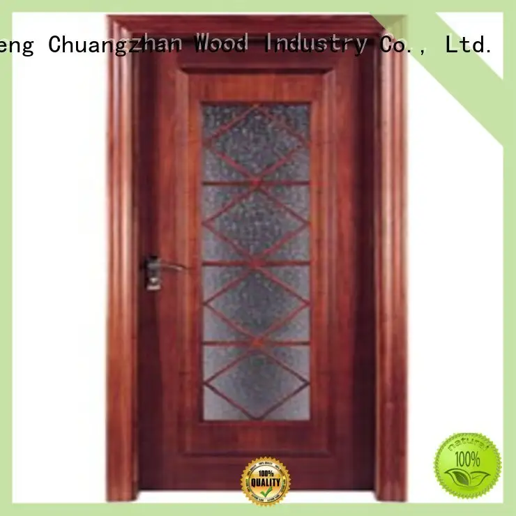 hardwood glazed internal doors door glazed wooden double glazed doors Runcheng Chuangzhan Brand 1