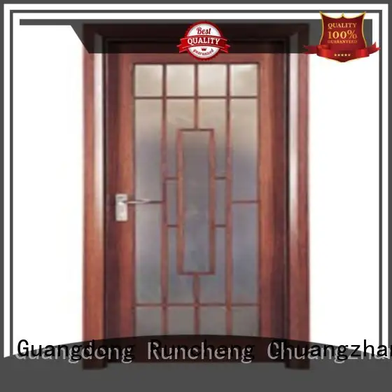 Runcheng Chuangzhan Brand glazed hardwood glazed internal doors door supplier 1