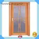 Runcheng Chuangzhan Brand door durable hardwood glazed internal doors 1