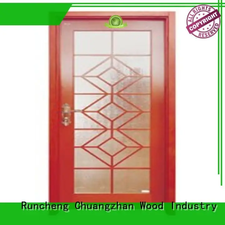 Runcheng Chuangzhan eco-friendly white glazed interior doors supplier for indoor 1