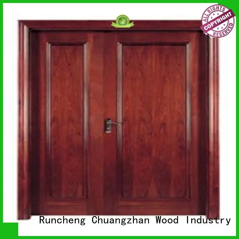 design veneered flush wood door popular for indoor Runcheng Chuangzhan 1