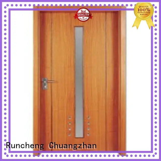 Runcheng Chuangzhan flush wood doors solid core design for hotels 1