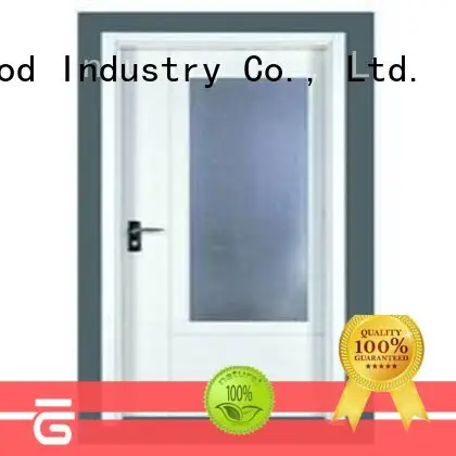 Runcheng Chuangzhan popular flush solid core wood interior doors series for offices 1