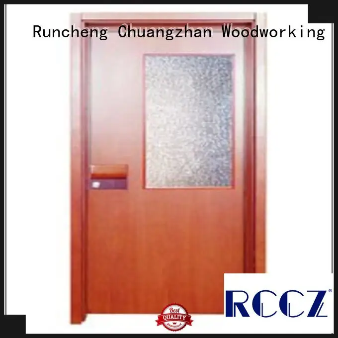 Runcheng Chuangzhan modern wooden flush door price supplier for offices 1