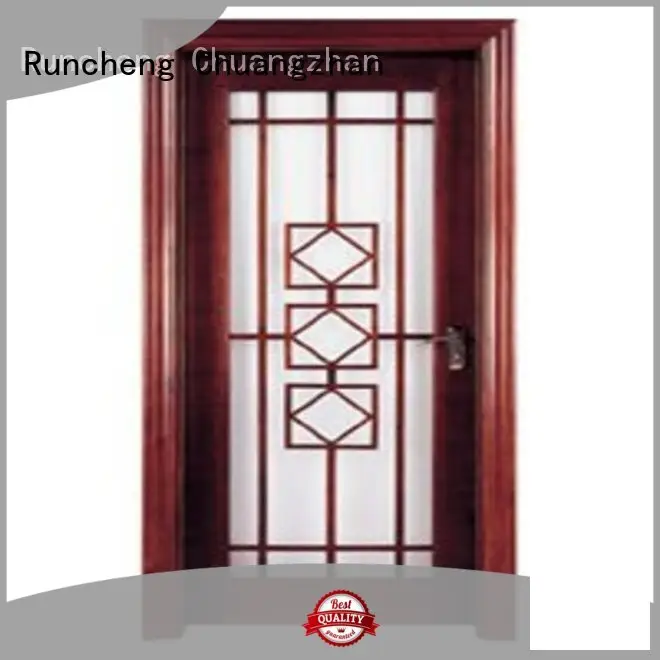 Runcheng Chuangzhan durability internal glazed double doors supplier for offices 1