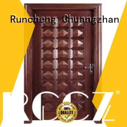 Runcheng Chuangzhan eco-friendly steel bedroom door series for hotels 1