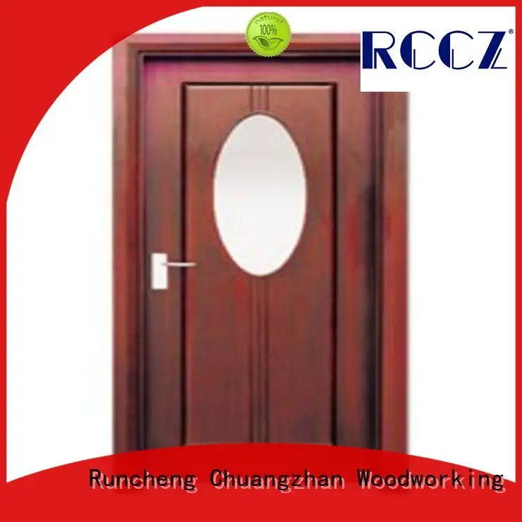 Runcheng Chuangzhan durability wooden double glazed doors manufacturer for indoor 1