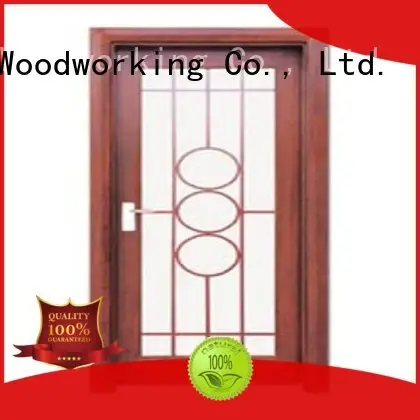 Runcheng Chuangzhan door wooden double glazed doors supplier for offices 1