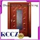 Runcheng Chuangzhan consummate wooden double glazed doors supplier for villas 1