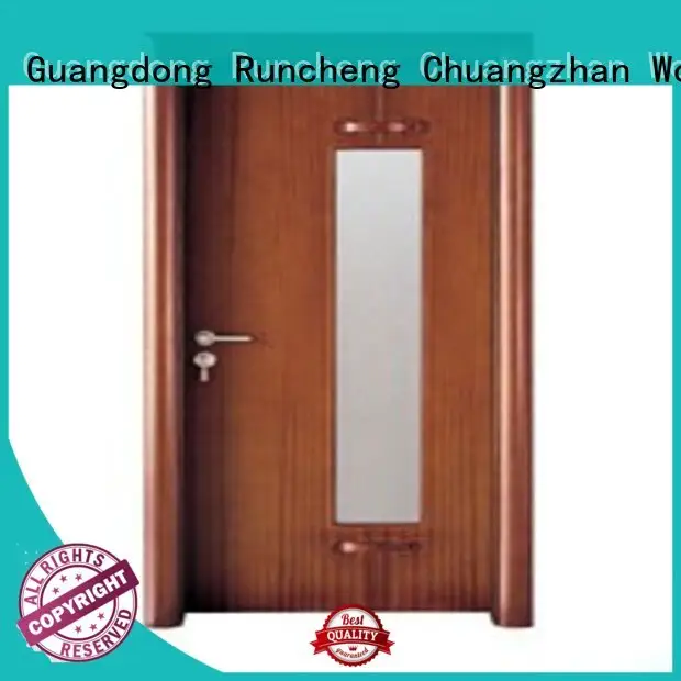 Runcheng Chuangzhan internal glazed double doors supplier for hotels 1