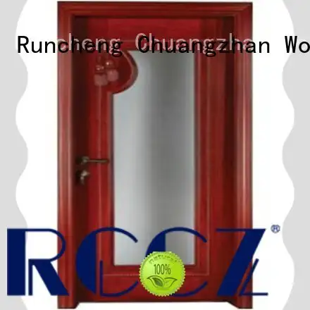 Runcheng Chuangzhan solid internal glazed doors manufacturer for offices 1