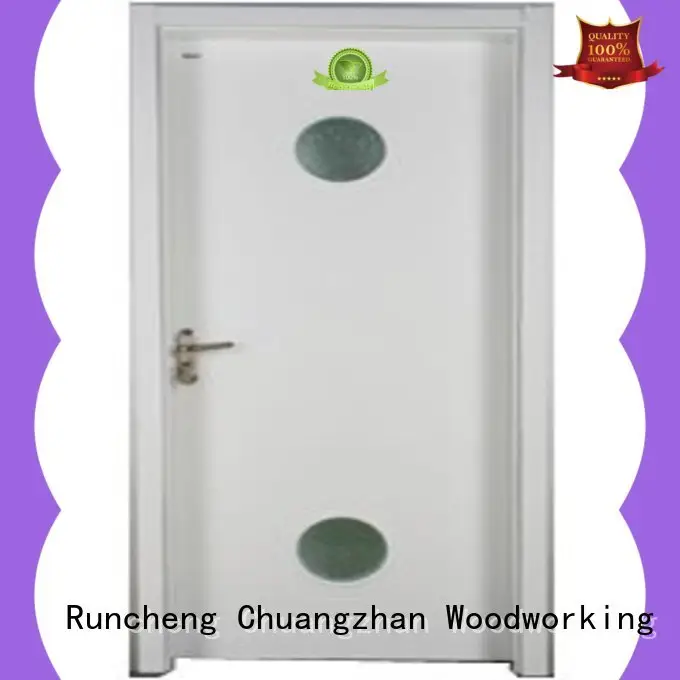 Runcheng Chuangzhan eco-friendly glazed wood door factory for hotels 1