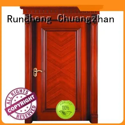 Runcheng Chuangzhan bedroom wood veneer door Supply for indoor 1