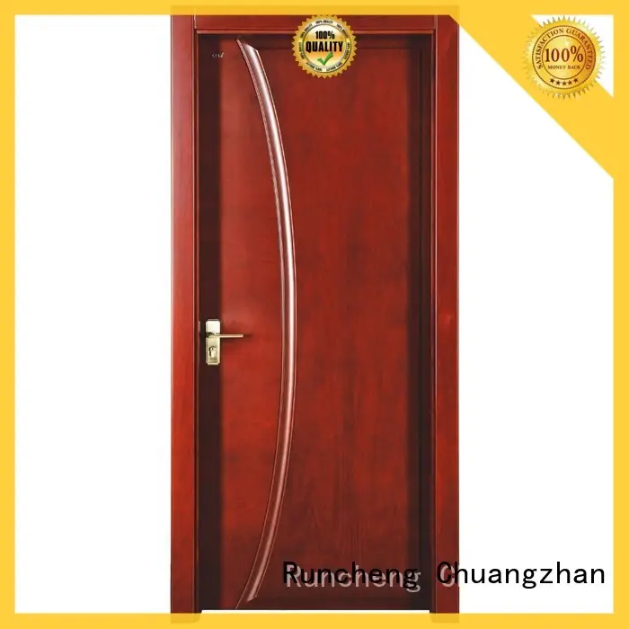 Runcheng Chuangzhan design wooden moulded doors Suppliers for hotels 1