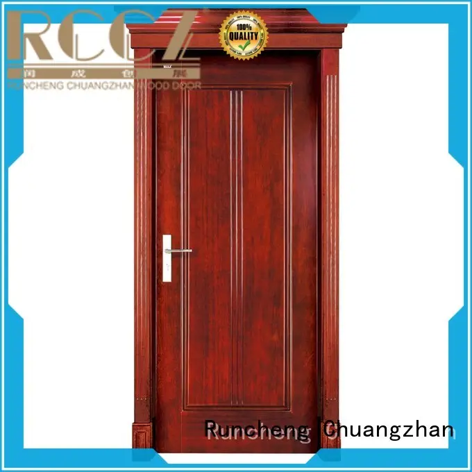 Runcheng Chuangzhan solid interior wood doors for sale supplier for indoor 1