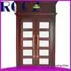 Runcheng Chuangzhan reliable hardwood double doors supplier for indoor 1