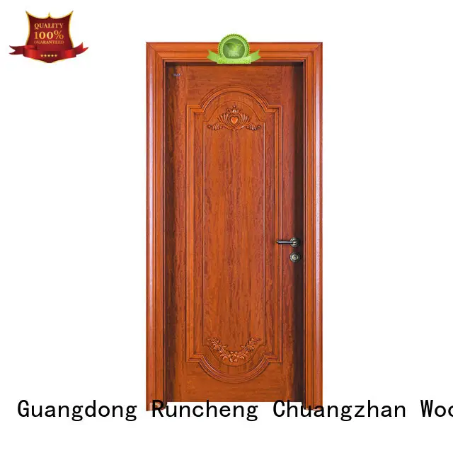 Runcheng Chuangzhan wood exterior door Suppliers for indoor 1