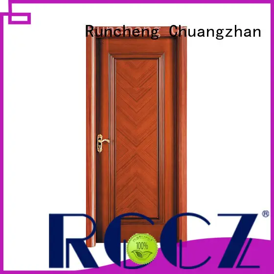 Runcheng Chuangzhan solid hardwood doors exterior Suppliers for offices 1