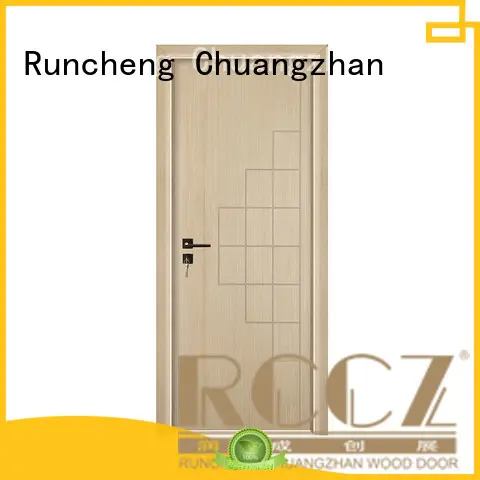 Runcheng Chuangzhan eco-friendly wood veneer doors interior factory for hotels 1