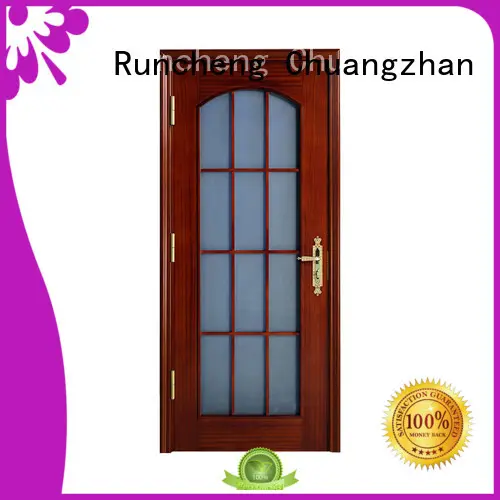 Runcheng Chuangzhan artistic hardwood internal doors for business for offices 1