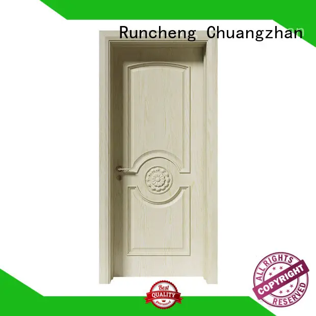 artistic wood veneer door Supply for villas 1