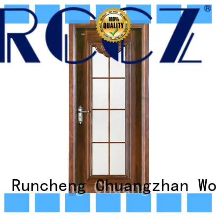 Runcheng Chuangzhan wooden double door Supply for hotels 1