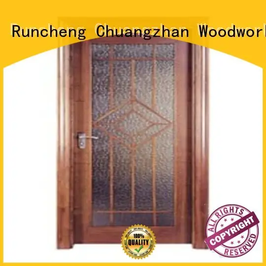 Runcheng Chuangzhan high-quality pine wood flush door manufacturer series for offices 1