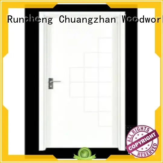 Runcheng Chuangzhan modern hardwood flush door series for hotels 1