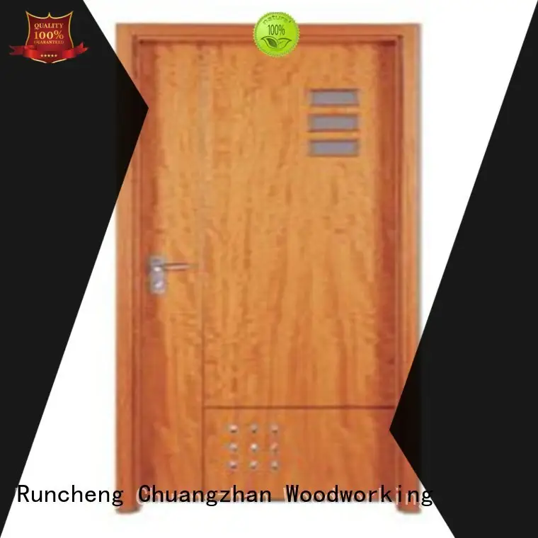 Runcheng Chuangzhan modern wooden flush door price manufacturer for villas 1