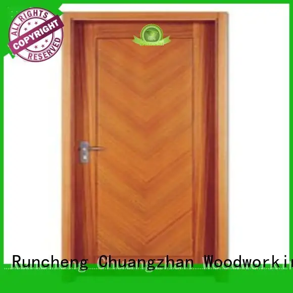 Runcheng Chuangzhan design wooden flush door series for hotels 1