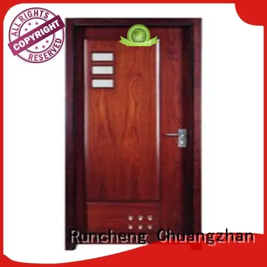 Runcheng Chuangzhan design solid wood flush door series for villas 1