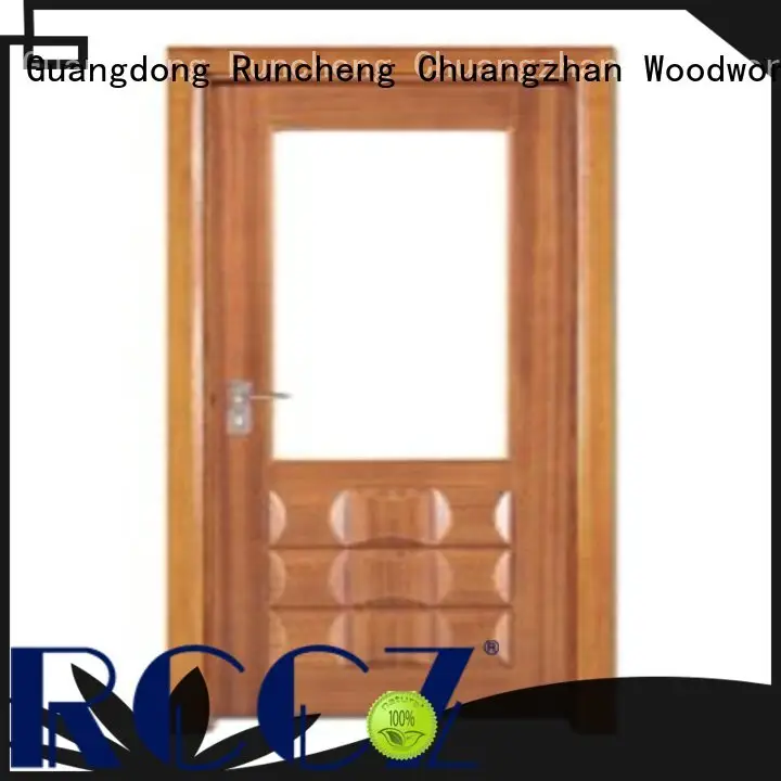 Runcheng Chuangzhan durability white glazed interior doors factory for hotels 1