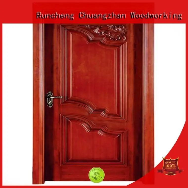 Runcheng Chuangzhan eco-friendly interior wooden door with solid wood easy installation for homes 1