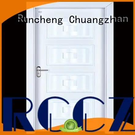 Runcheng Chuangzhan safe interior wooden door with solid wood supplier for indoor 1