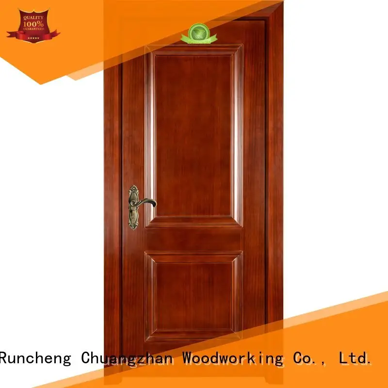 Runcheng Chuangzhan attractive solid wood composite doors manufacturers for indoor 1