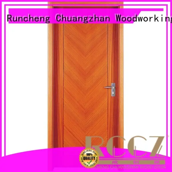 Runcheng Chuangzhan high-grade solid composite wooden door factory for hotels 1